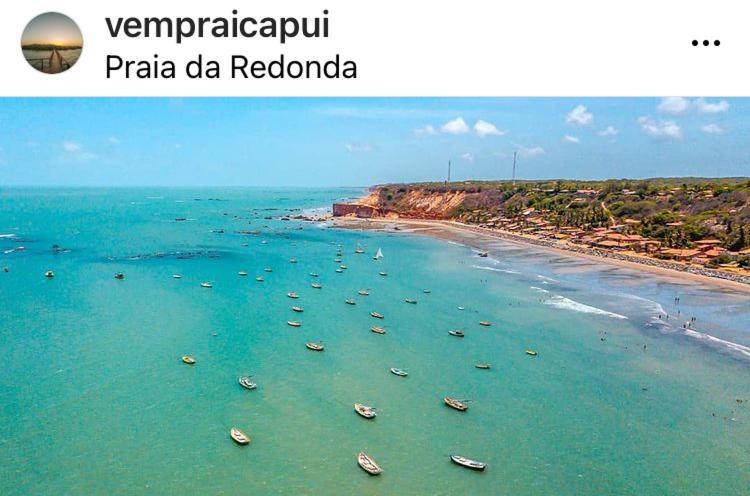 הוילה Sua Casinha De Ferias Em Icapui E Tibau מראה חיצוני תמונה