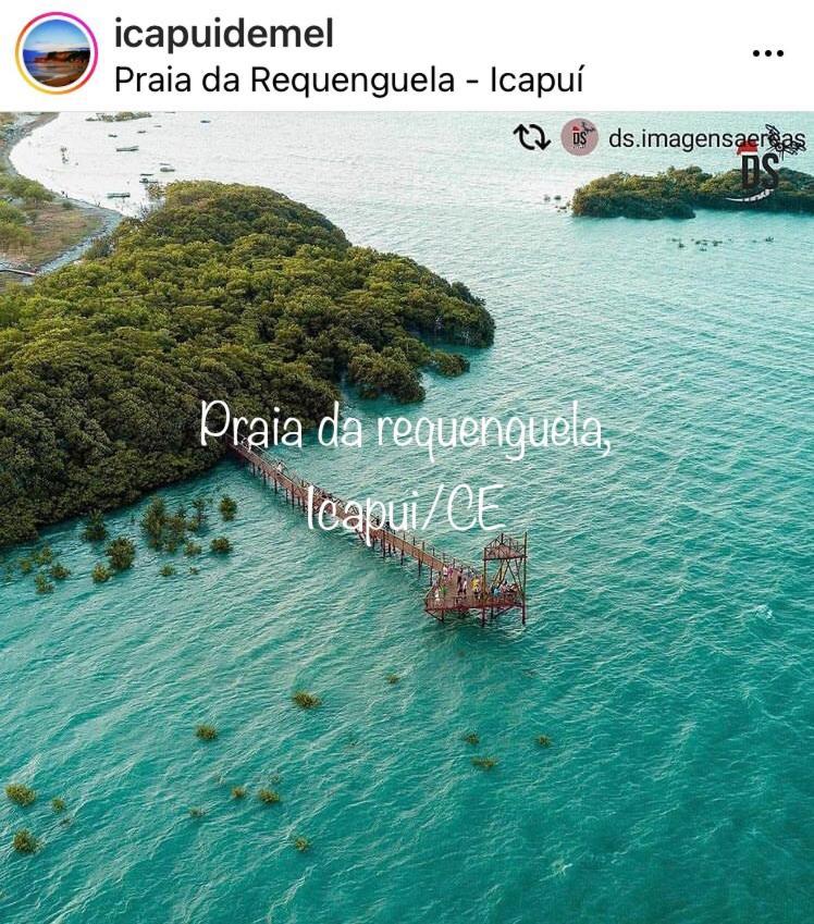 הוילה Sua Casinha De Ferias Em Icapui E Tibau מראה חיצוני תמונה