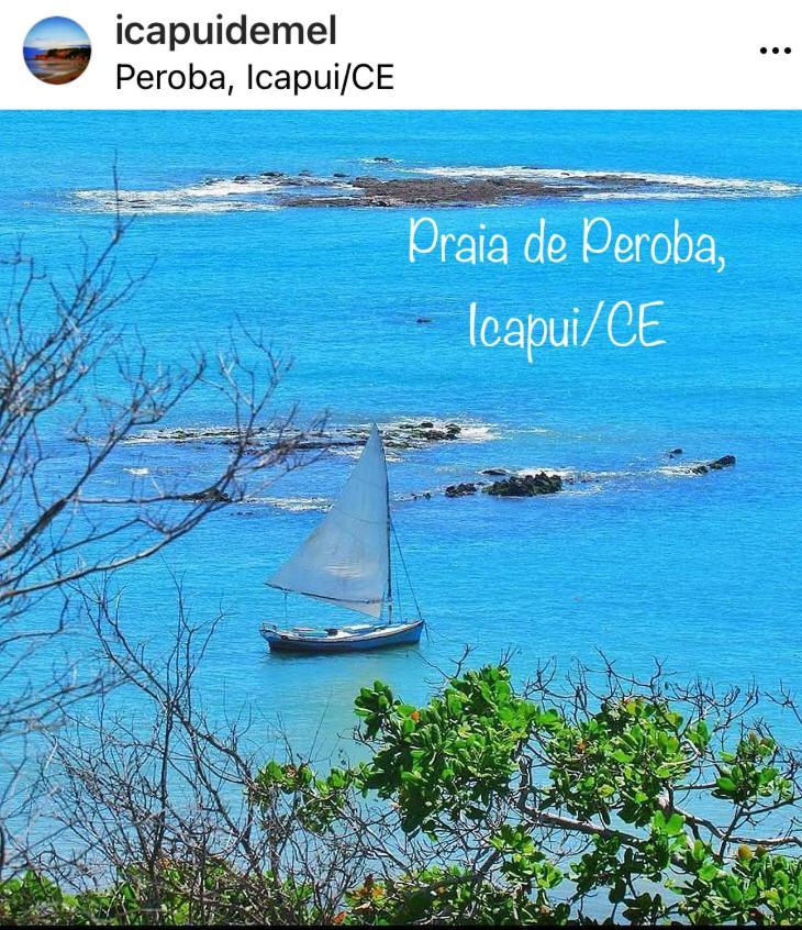 הוילה Sua Casinha De Ferias Em Icapui E Tibau מראה חיצוני תמונה
